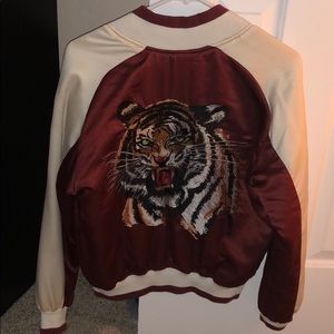 Urban Outfitters Tiger Bomber Jacket